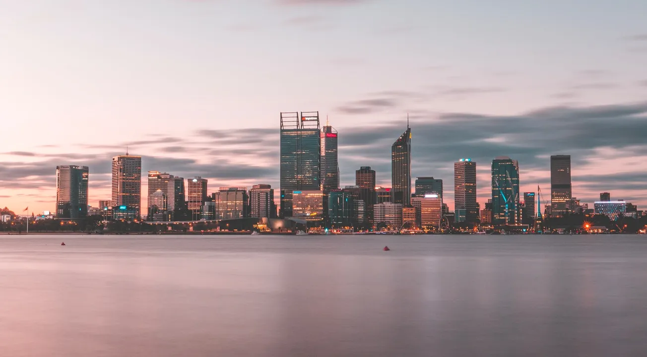 city near body of water during daytime