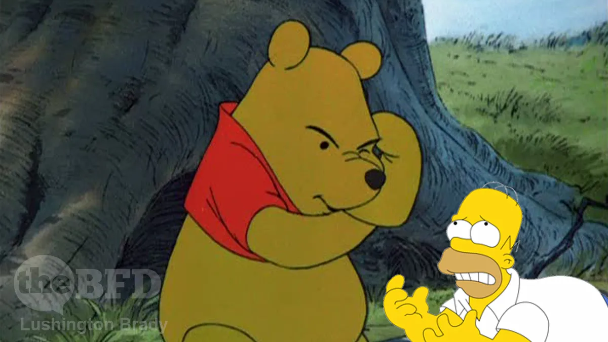 Simpsons and Disney Grovel and Self-Censor