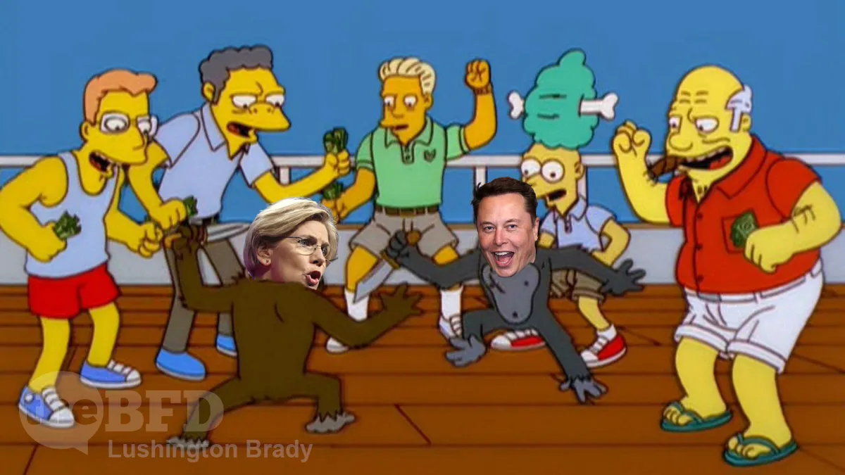 Duelling Troughers’ Tweetle Beetle Puddle Battle