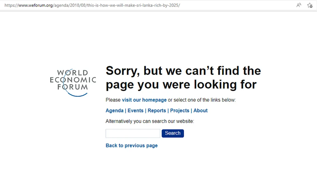 The Great Reset Comes to Sri Lanka