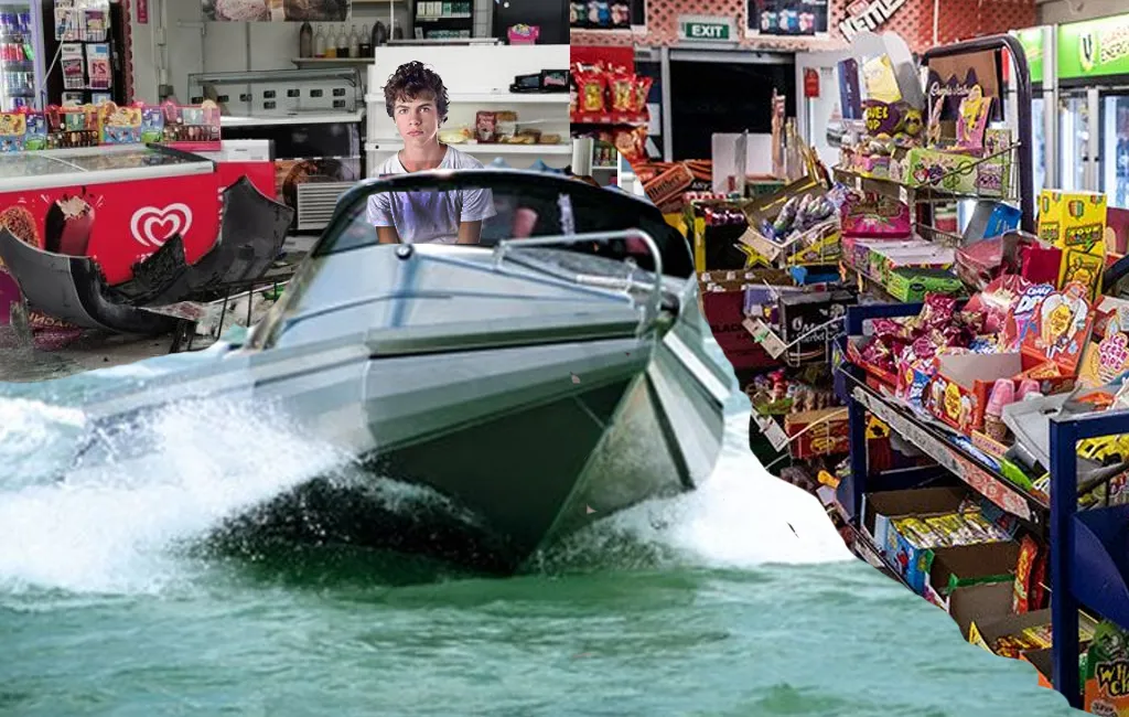 Undeterred by Flooding, Auckland Teen Ramraids Dairy