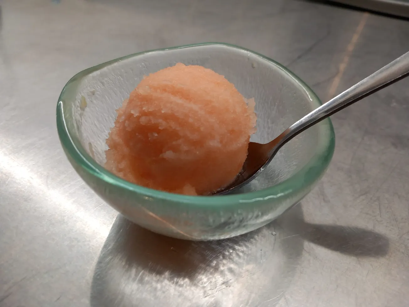 Campari and Grapefruit Sorbet