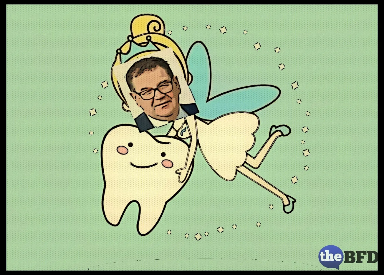 By Gum, Grant Becomes the Tooth Fairy