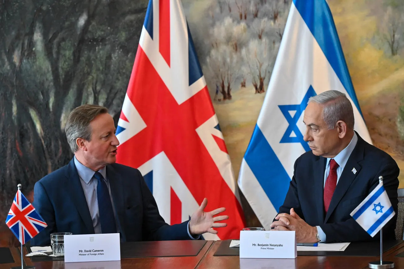 Temporary Ceasefire Begins, as Foreign Secretary Lord Cameron Shows Solidarity