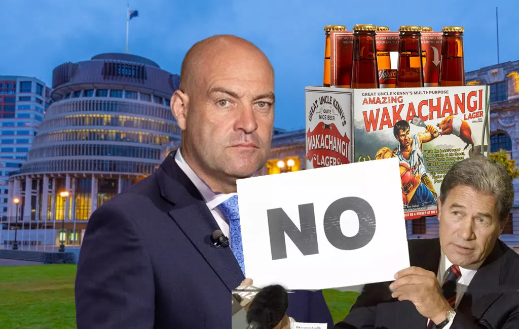 Coalition Talks Break Down after Winston Reveals He Doesn’t Drink Wakachangi