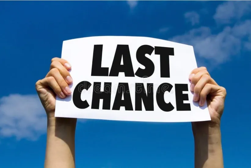 The ‘Last’ Chance