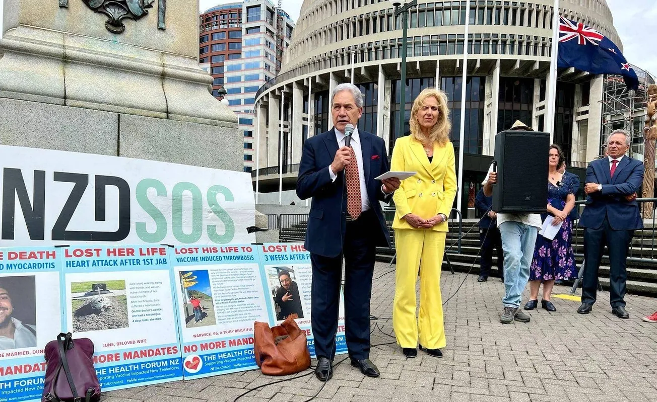 Winston Peters Accepts NZDSOS’s COVID Letter